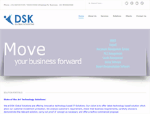Tablet Screenshot of dskglobalsolutions.com